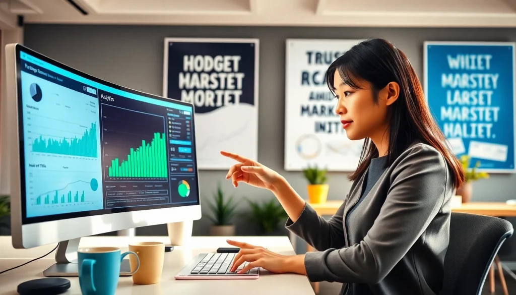 Menganalisis link sayaptogel dalam konteks pemasaran digital dengan data analitik di kantor modern.