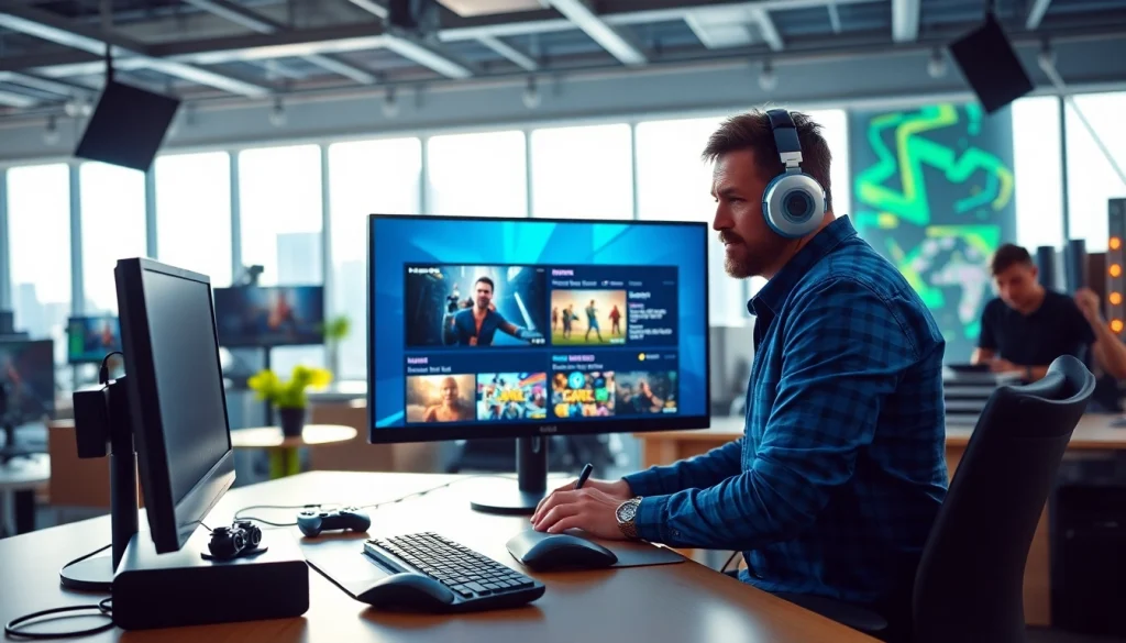 Covering latest updates on gaming at https://gamelevate.com in a vibrant newsroom.