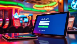 Masuk dan akses kasinojitu login dengan antarmuka modern dan stylish dalam suasana kasino yang energik.