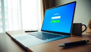 Masuk ke jentoto login melalui antarmuka digital yang modern dan stylish.