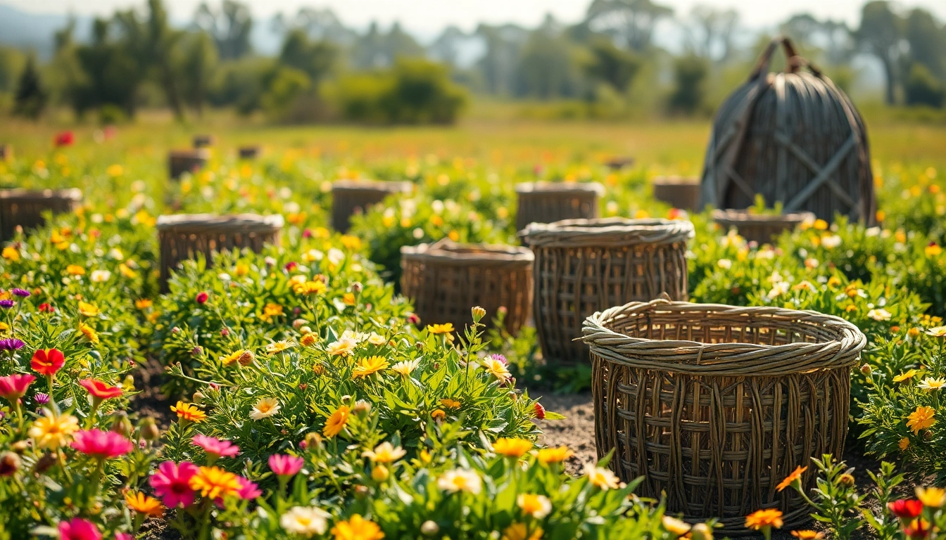 Colmenas de plástico organizadas en un campo, reflejando el entorno apícola ideal.