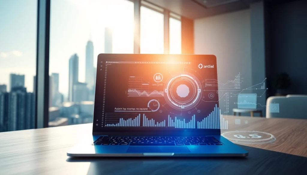 Visualizing technology’s impact through innovative workspace at https://mohamedmmblog.tech, showcasing AI integration.