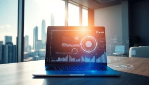 Visualizing technology’s impact through innovative workspace at https://mohamedmmblog.tech, showcasing AI integration.