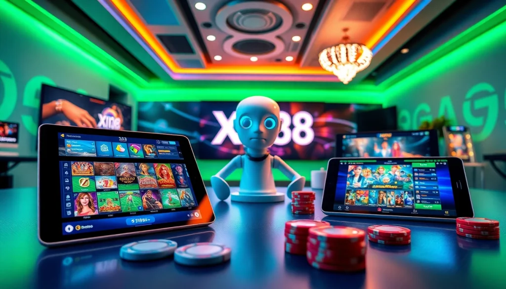 Engaging XX88 online gaming environment showcasing advanced technology and entertainment.