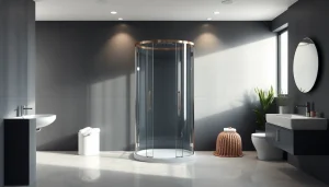 Gestalte ein modernes Badezimmer mit Sonni Sanitär Produkten, die Eleganz und Funktionalität bieten.