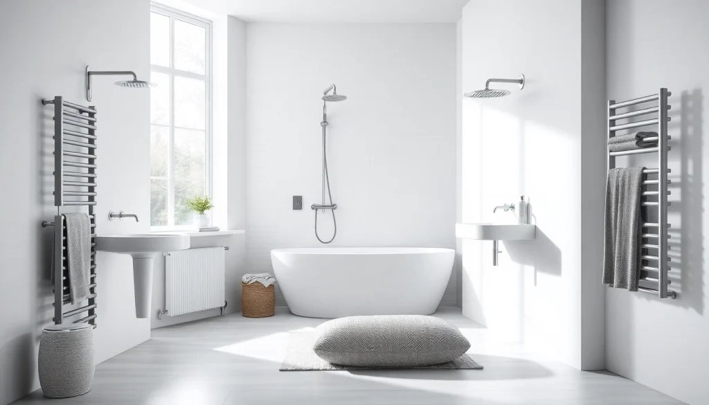 Entdecken Sie sonni sanitär Produkte in einem eleganten Badezimmer mit hellen und einladenden Designs.