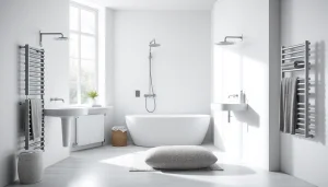 Entdecken Sie sonni sanitär Produkte in einem eleganten Badezimmer mit hellen und einladenden Designs.