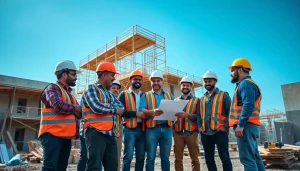 Highlighting a New Jersey Commercial General Contractor team at work on a construction project.