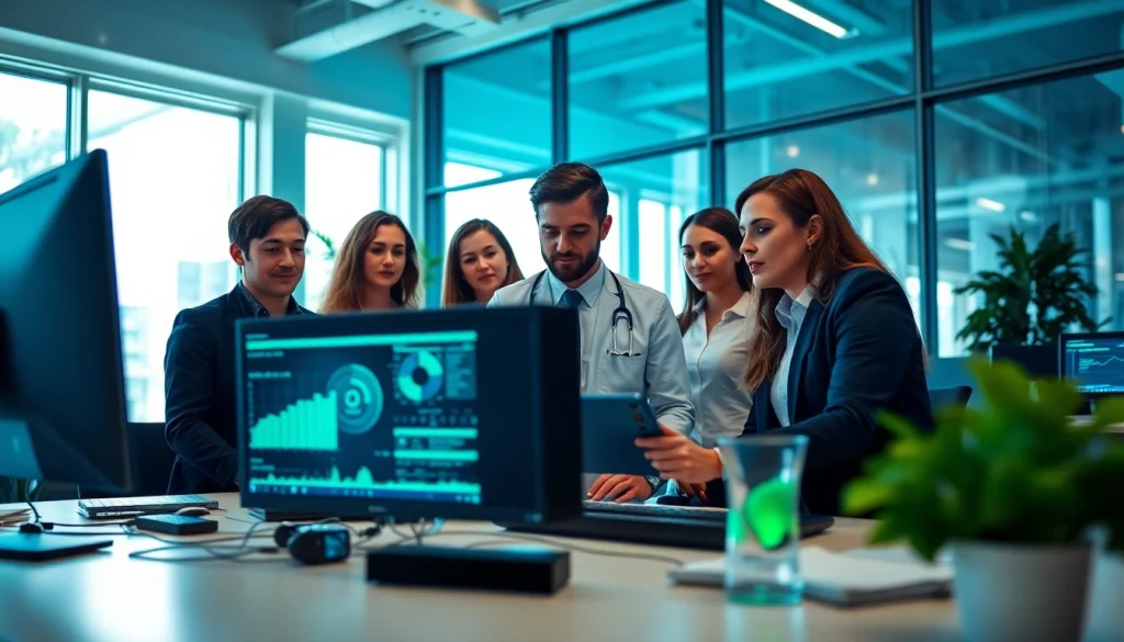 Managed IT Services Tampa team collaborating in a modern office setting