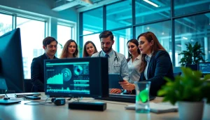 Managed IT Services Tampa team collaborating in a modern office setting