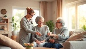 Senior caregivers austin tx providing compassionate care in a warm home setting.