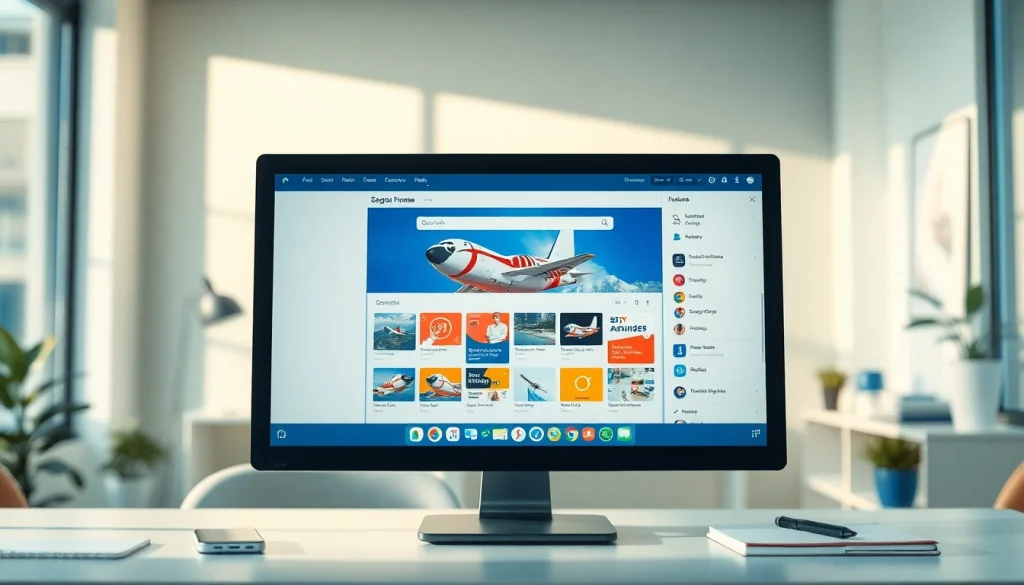 Exploring the intuitive interface of 搜狗浏览器 in a modern workspace setting.