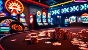 Experience the thrill of XN88 with vibrant casino action showcasing poker and slots.