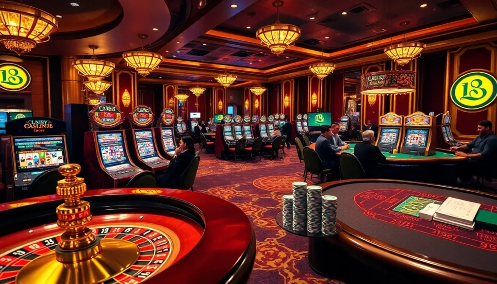 Luck8 casino players celebrating big wins at vibrant gaming tables and slot machines.