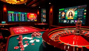 Engaging players in thrilling Khela88 bet experiences with vibrant casino elements and live betting visuals.