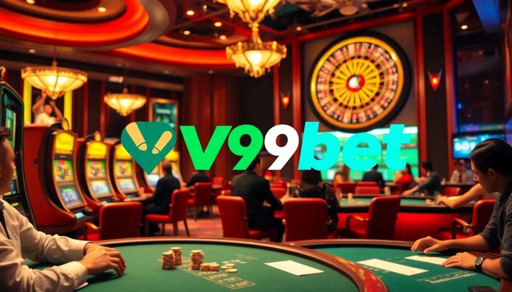 Experience the excitement of V9bet with vibrant casino games and thrilling poker action.