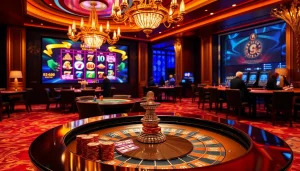 Players enjoying a vibrant casino atmosphere filled with luck8 gaming excitement and thrilling action.