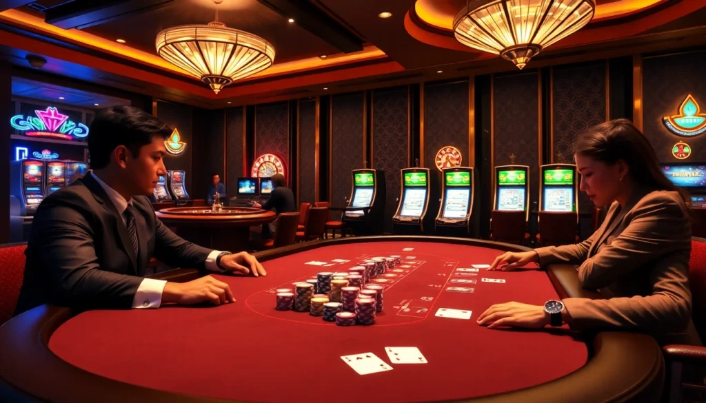 S8 showcases a thrilling high-stakes poker table surrounded by enthusiastic players.