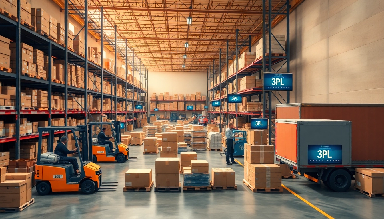 Visualize 3PL operations in action, highlighting efficient logistics and warehousing processes.