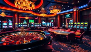 Experience luxury at Nhà Cái Uy Tín with vibrant casino tables and exciting betting action.