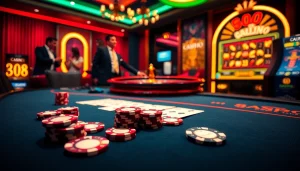 Experience the excitement of gambling at S8, featuring luxurious casino tables and thrilling action.