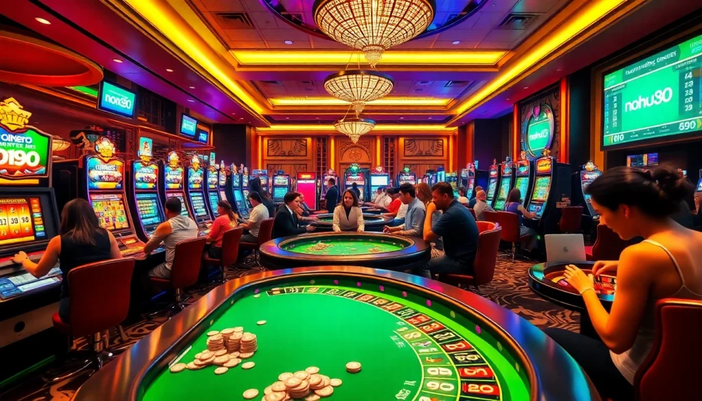 Experience the excitement at nohu90 casino with vibrant slots and engaging table games.
