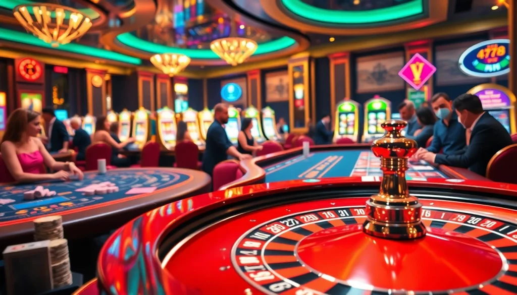 Engaged players at ALO789 casino tables enjoying thrilling games of chance.