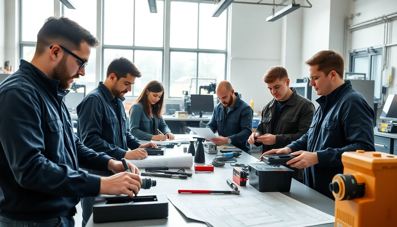 Students learning in trade schools in southern California, showcasing hands-on skills and collaboration.