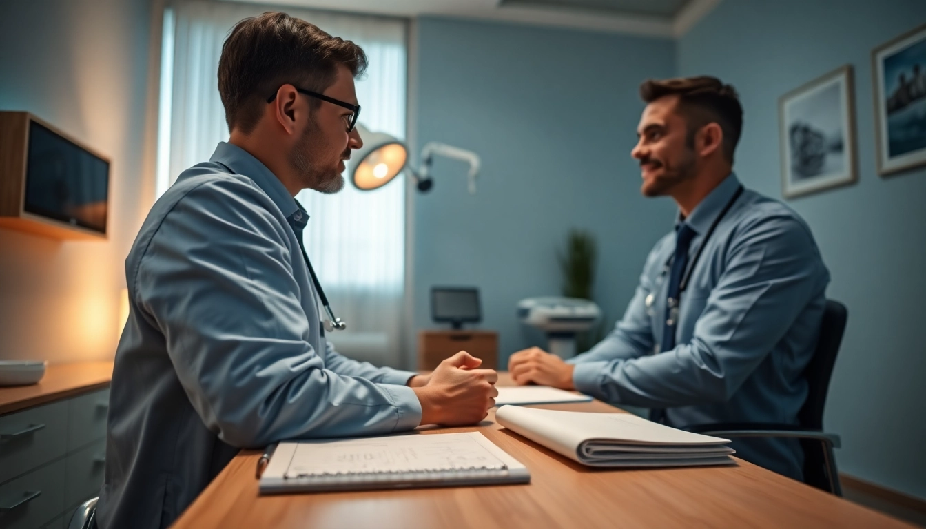 包茎手術 おすすめ 専門の泌尿器科クリニックでの相談シーン