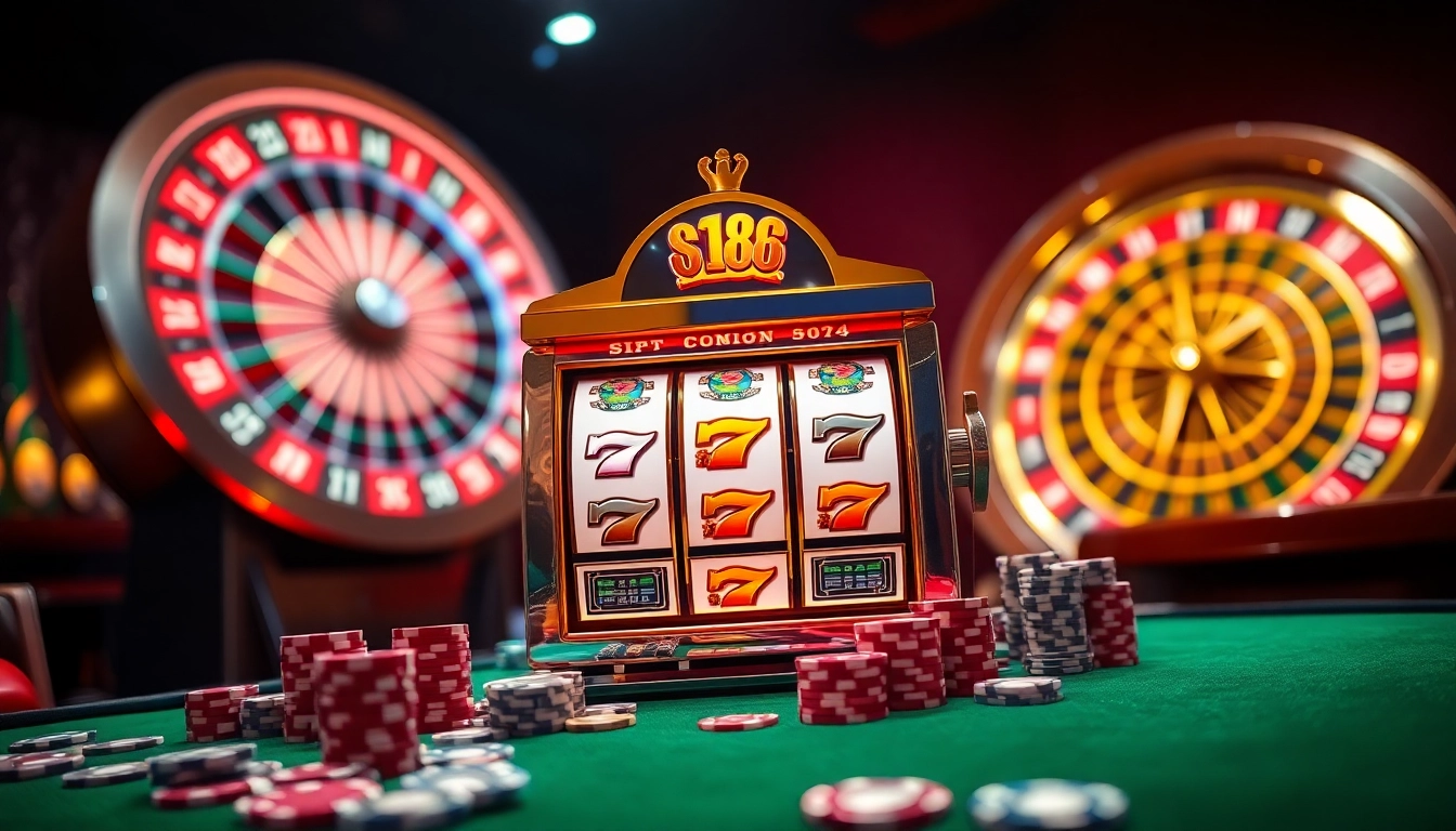 Spin the reels on slot88 for thrilling jackpot wins at a luxurious casino.