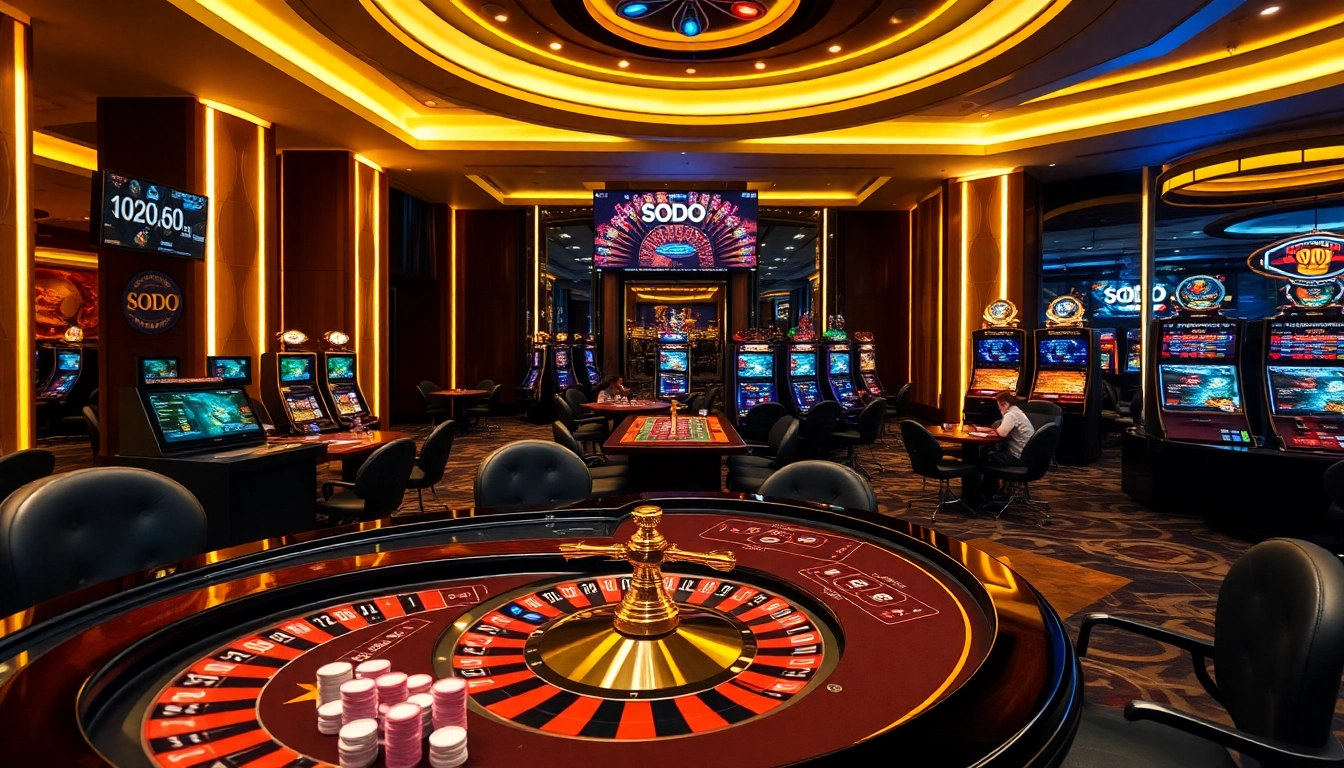 SODO Casino offers thrilling gaming experiences with advanced technology and luxurious ambiance.