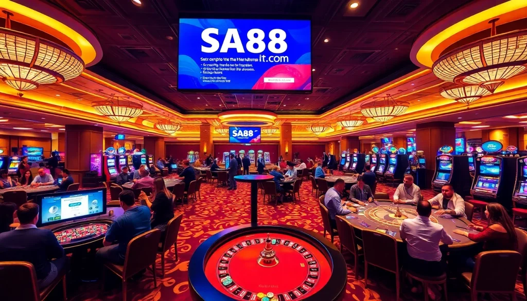 Experience premium gaming excitement at https://sa88.it.com/ with vibrant casino action.