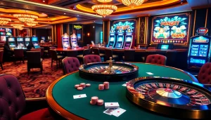 S88vip players enjoying high-stakes poker in a luxurious casino setting.