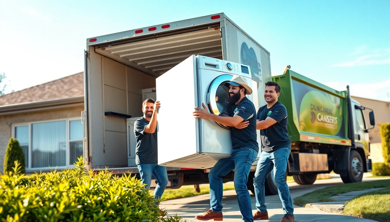 Efficient appliance removal by CKM Experts Junk Removal team in Paramus, showcasing eco-friendly practices.