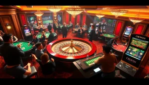 Experience thrilling gameplay at https://okwin.blog with vibrant casino tables and exciting players.