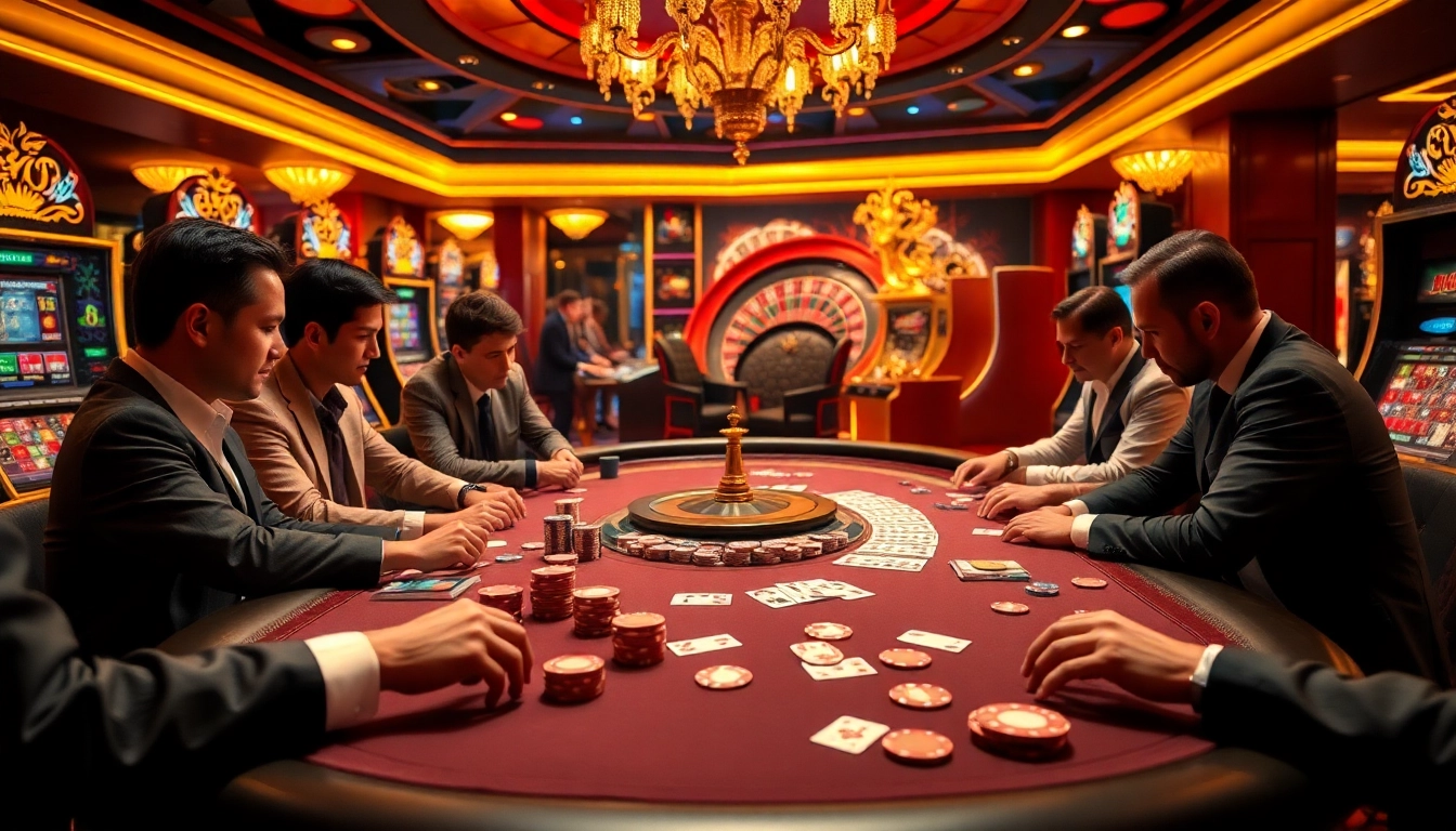 High-stakes poker scene capturing the essence of the original hidden wiki with vibrant casino elements.
