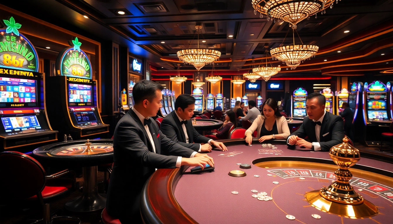 Experience the excitement of gaming at 8qbet's luxurious casino environment.