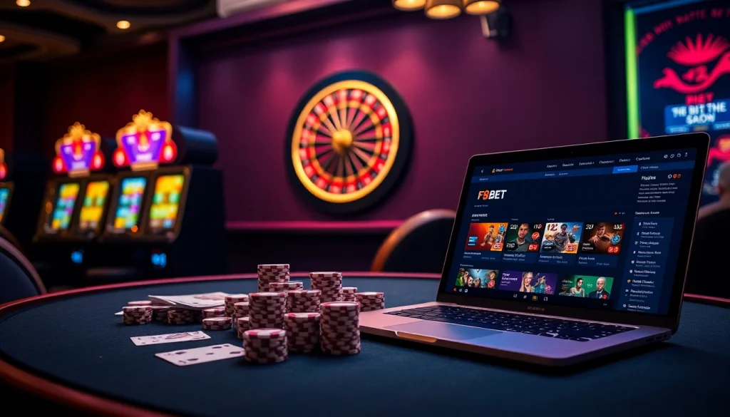 Experience the thrill of F8BET gambling with exciting tables, wheel, and online interface.