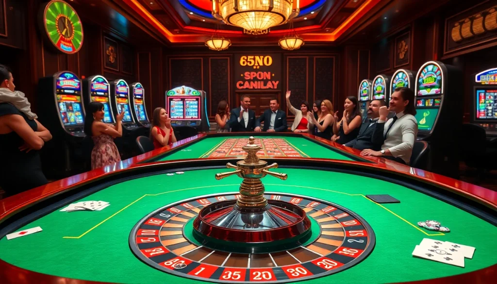 Players engaging at a casino table while enjoying games at sc88.archi for thrilling betting entertainment.