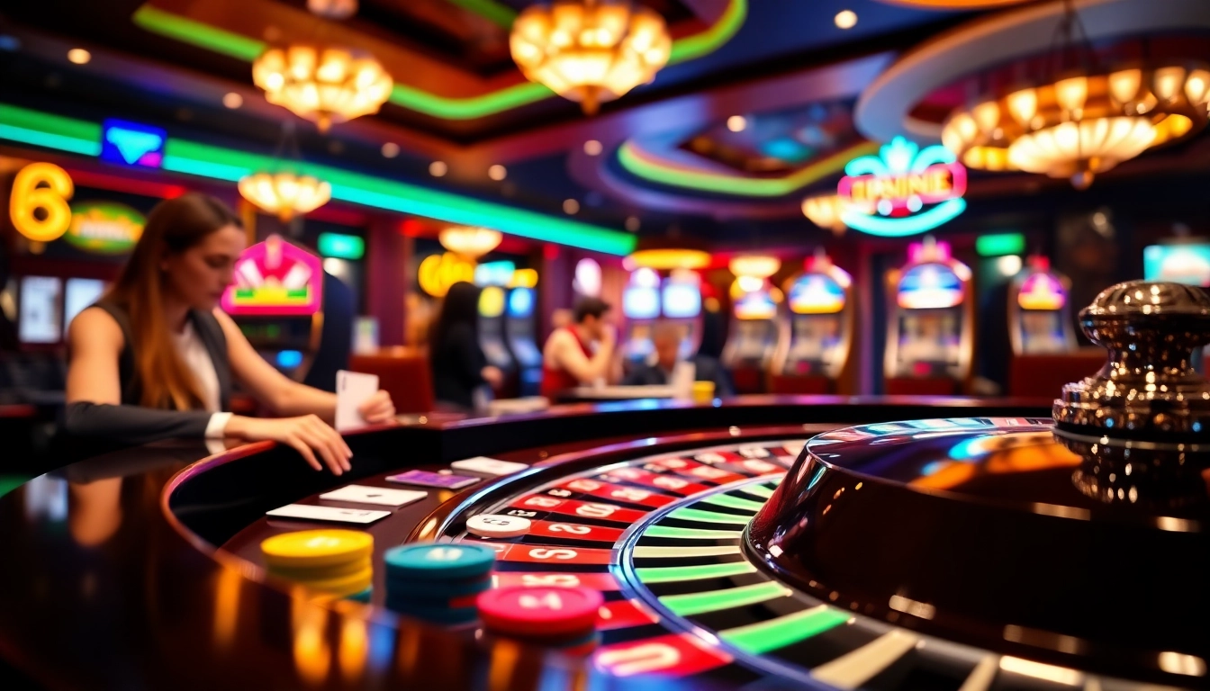 reddit users enjoying a vibrant casino gaming experience with players focused on the roulette table.