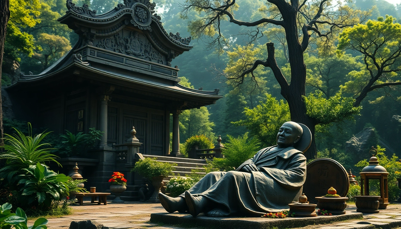 文化的意義と歴史的本質を映し出す静かな環境の即身仏像