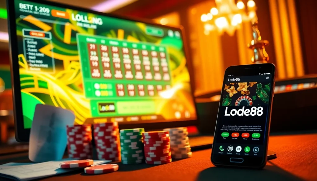 Engaging online gambling scene on https://lode88uk.com/ with virtual casino games and vibrant betting tools.