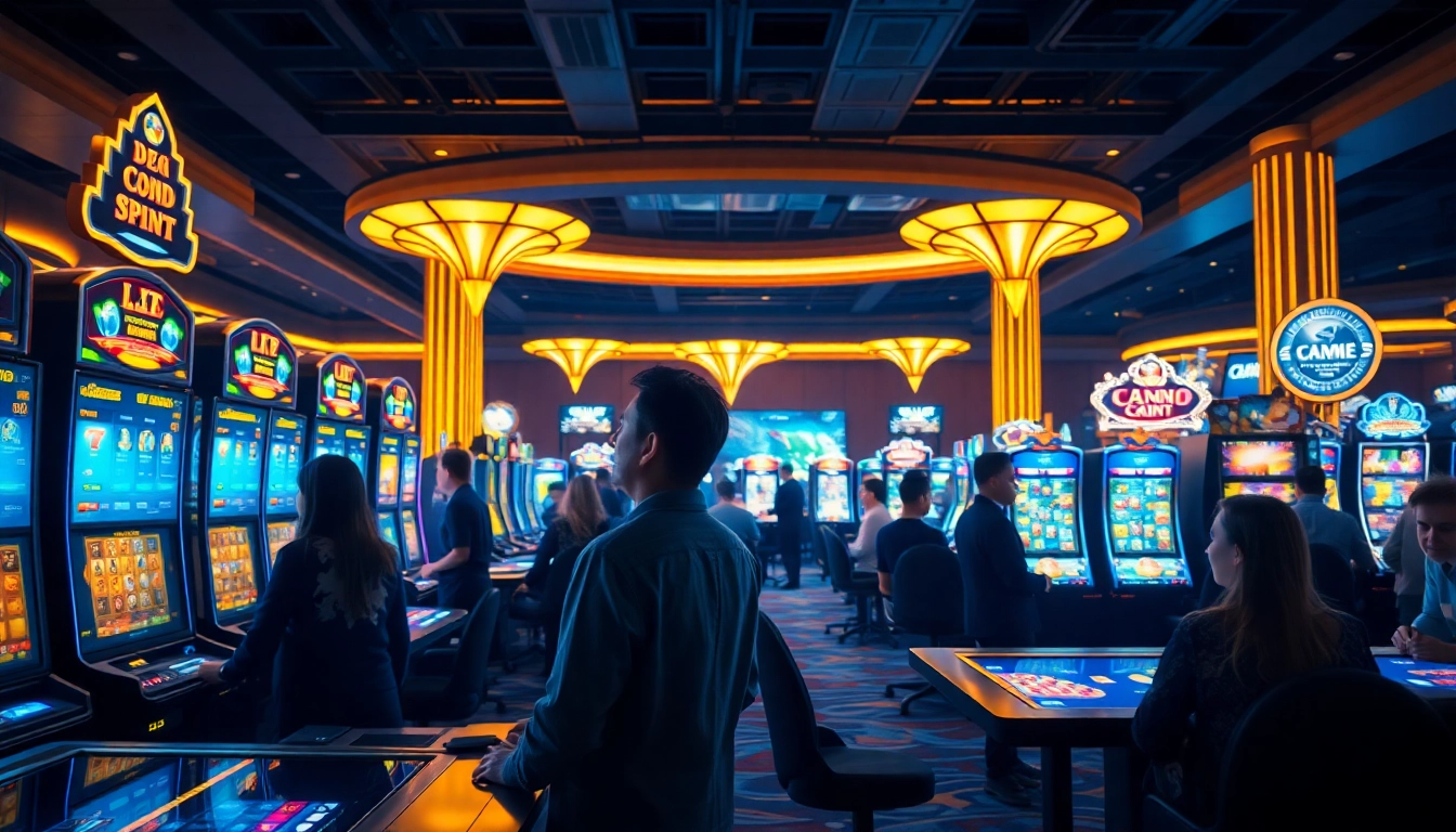 5V5V online casino experience showcasing lively gamers and sleek interface.