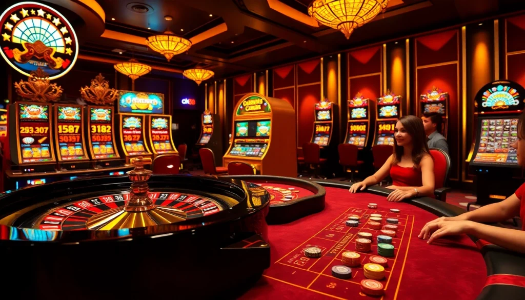 Experience the excitement of ok88 with vivid casino action featuring roulette, poker, and dynamic slot machines.