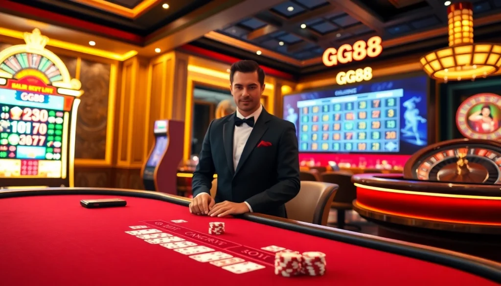 Experience GG88 online casino magic with vibrant games, dealers, and interactive betting.