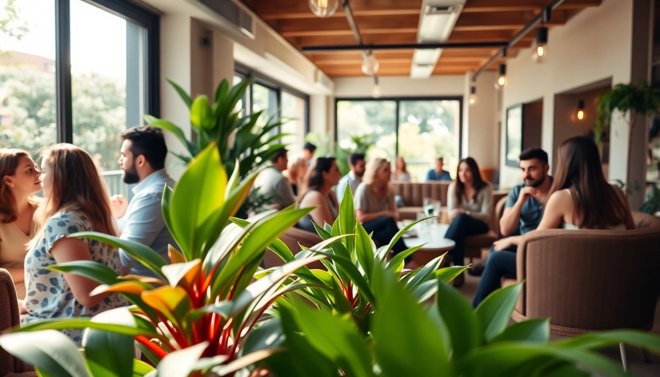 Engaging scene of Social club Madrid members enjoying a vibrant community atmosphere.
