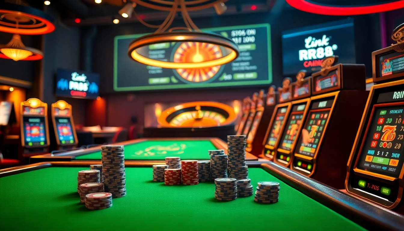 Experience thrilling moments at link rr88 with vibrant casino tables and energetic gameplay.