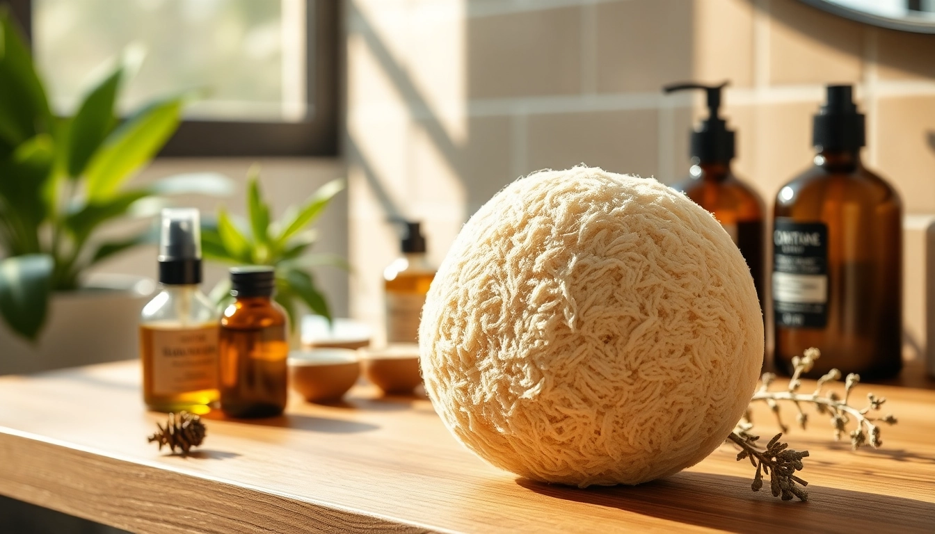 Learn how to use raw loofah for skincare and exfoliation in a natural setting.