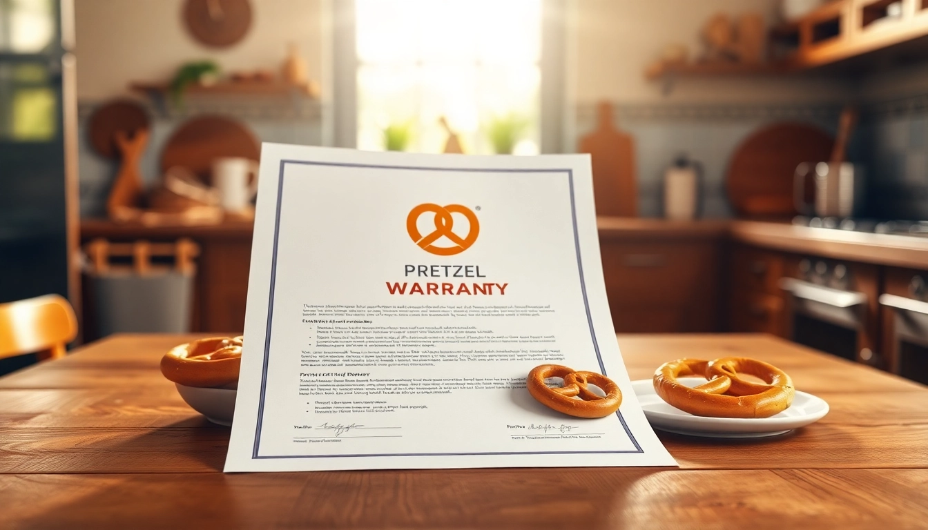 Pretzel warranty reviews and trust showcased with a warm and inviting warranty document on a kitchen table.