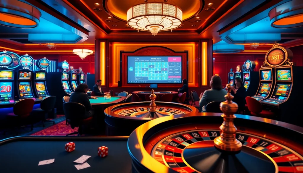 Players enjoying the exciting online casino experience at mk8th.net with poker chips and gaming interfaces.